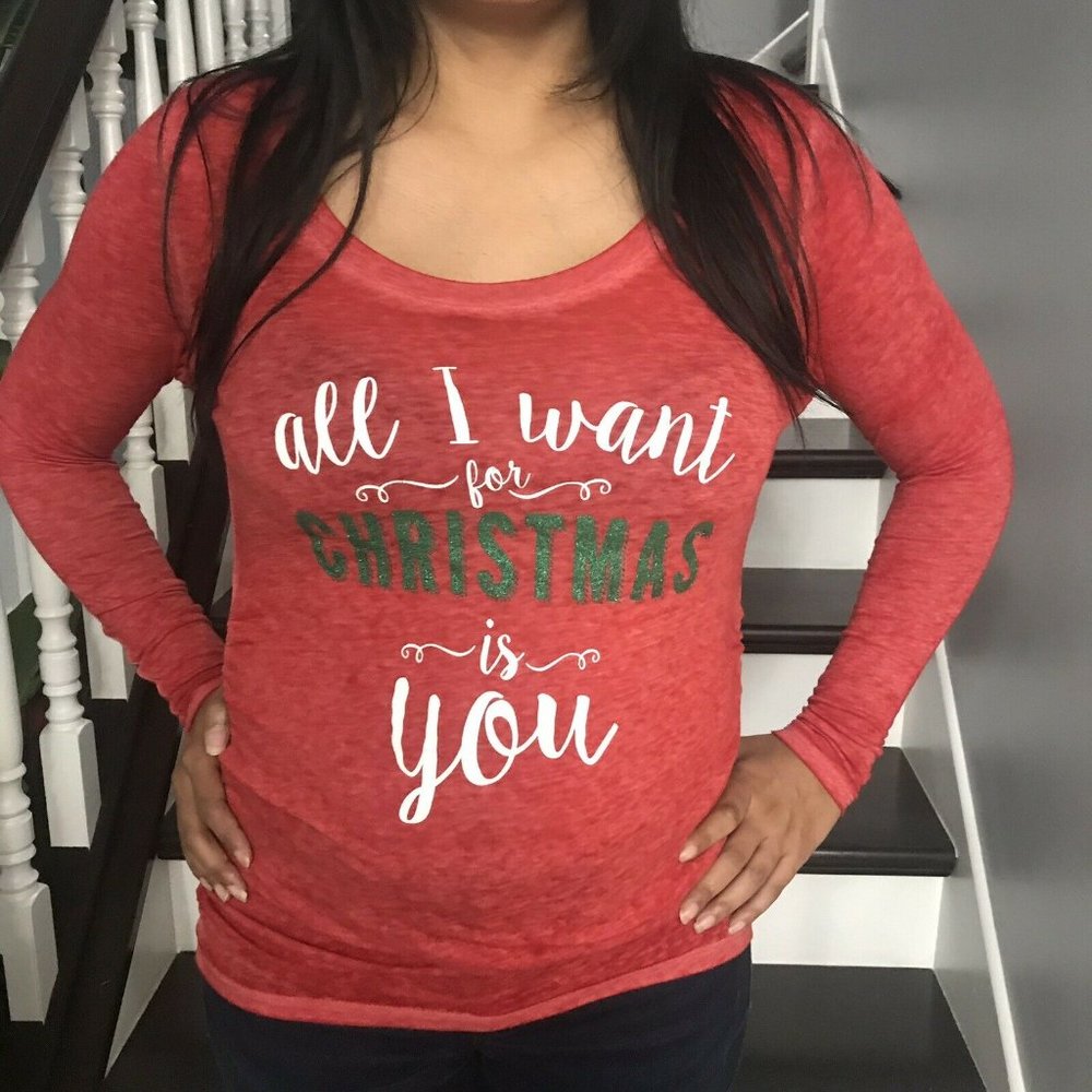 2 for $20 NEW Maternity Christmas Top Shirt Small